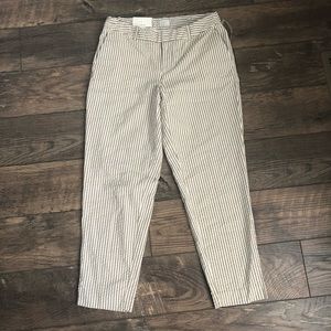 A New Day Striped Texture Cream Pants